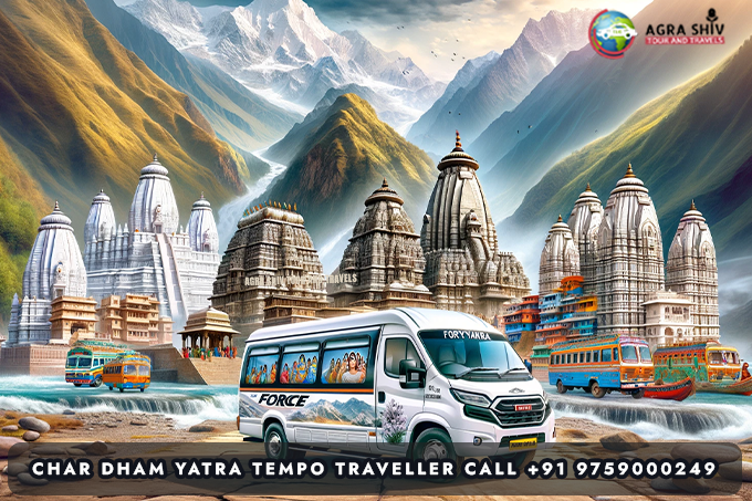 Tempo Traveller on Rent Char Dham Yatra