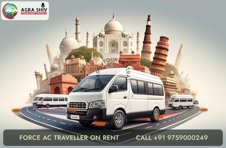 Force AC Traveller on Rent - 12, 16, 18, 20, 24, 26, 30 Seater - Agra ...