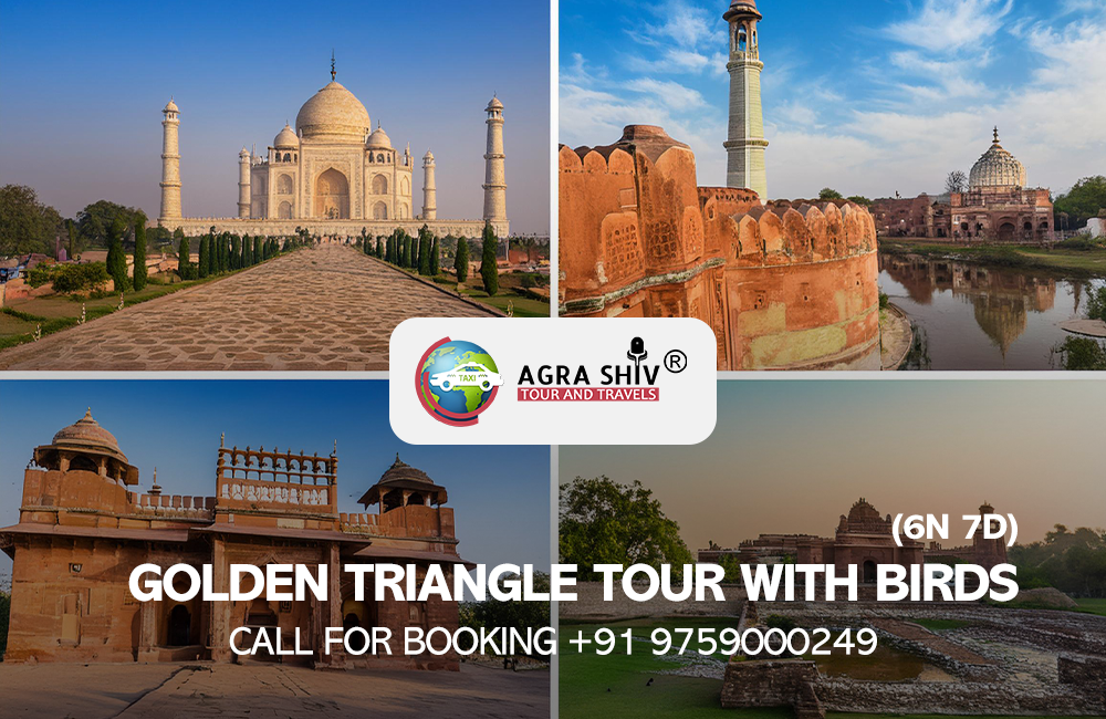 Golden Triangle With Birds 6N 7D – Delhi (2N) Agra (1N) Bharatpur (1N) Jaipur (2N)